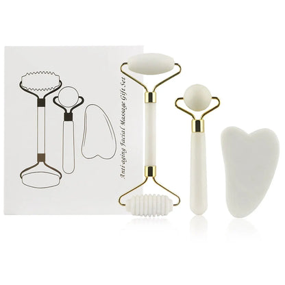 Gua Sha-Faceroller Set